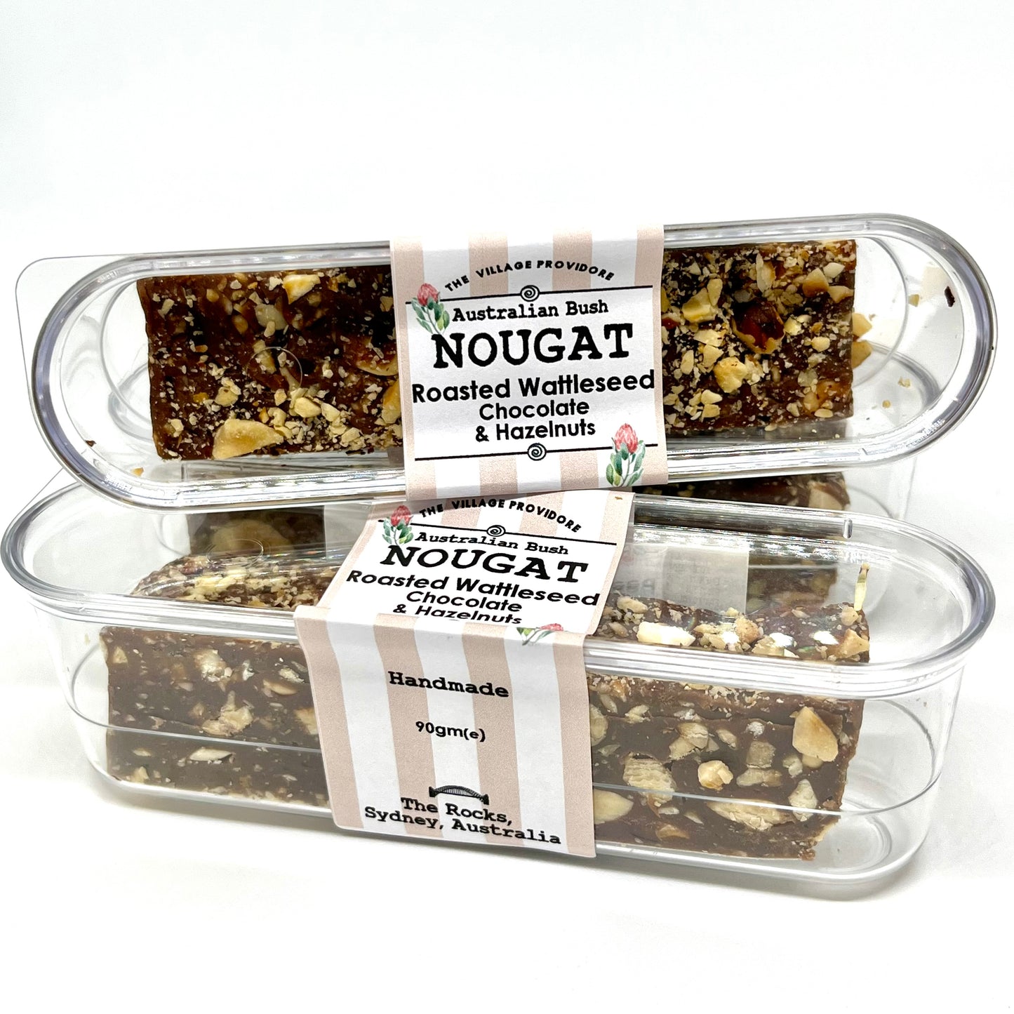 Roasted Australian Bush Wattleseed, Chocolate & Hazelnuts Nougat