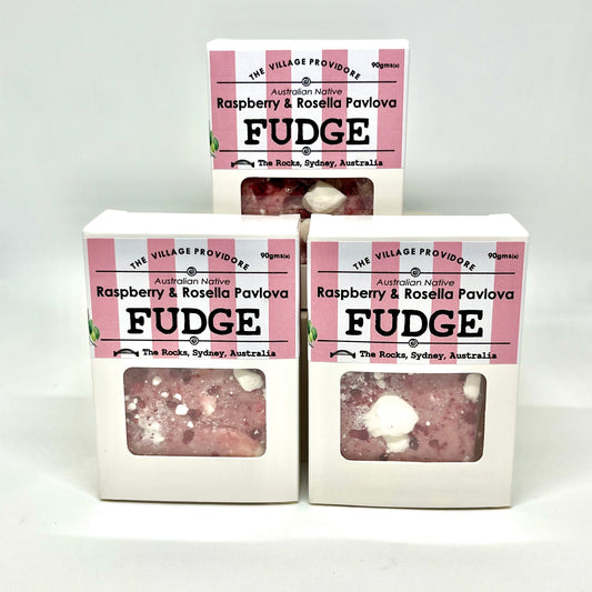 Raspberry & Wild Rosella Pavlova Fudge Individual Gift Box