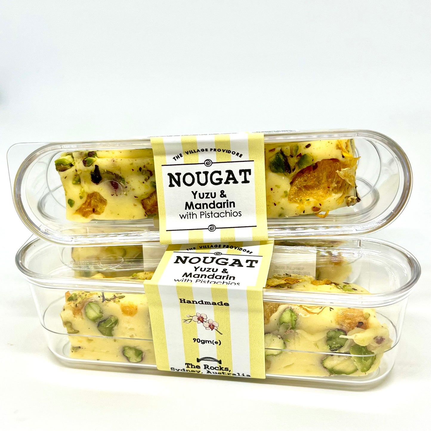 Yuzu & Mandarin with Pistachios Nougat