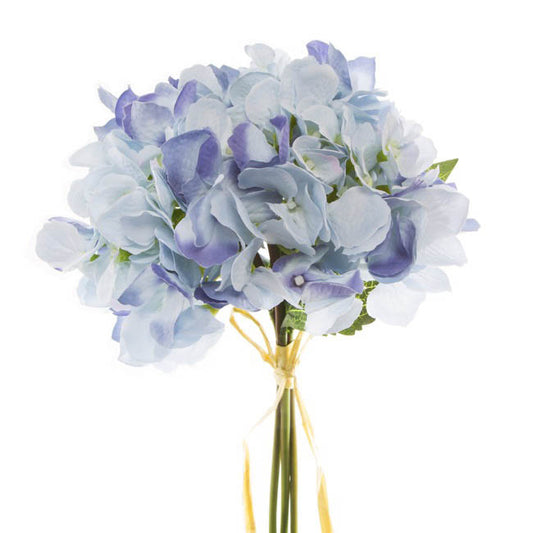 Light Blue Hydrangea Bunch - Real Touch Cottage Garden Blooms