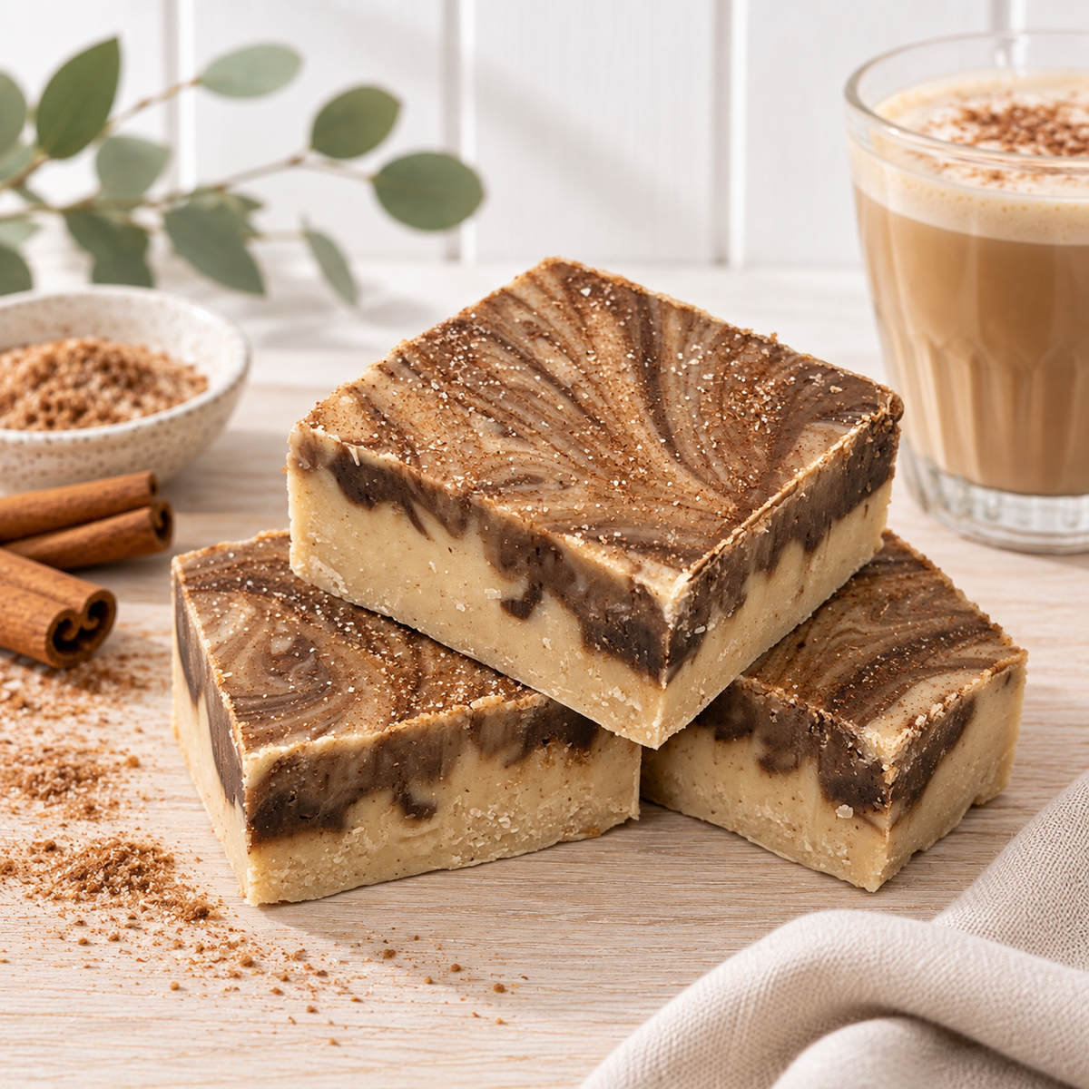 Cinnamon Scroll Swirl Fudge