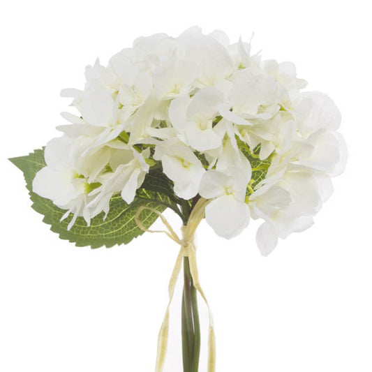 White Hydrangea Bunch - Real Touch Cottage Garden Blooms