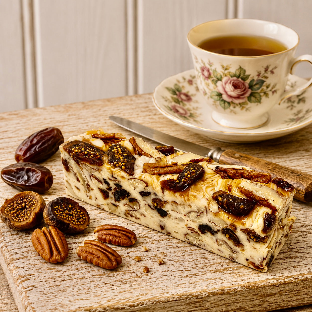 Sticky Date, Fig, Caramel and Pecans Nougat