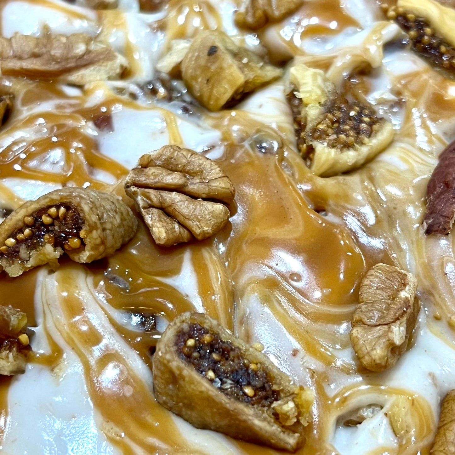 Sticky Date, Fig, Caramel and Pecans Nougat