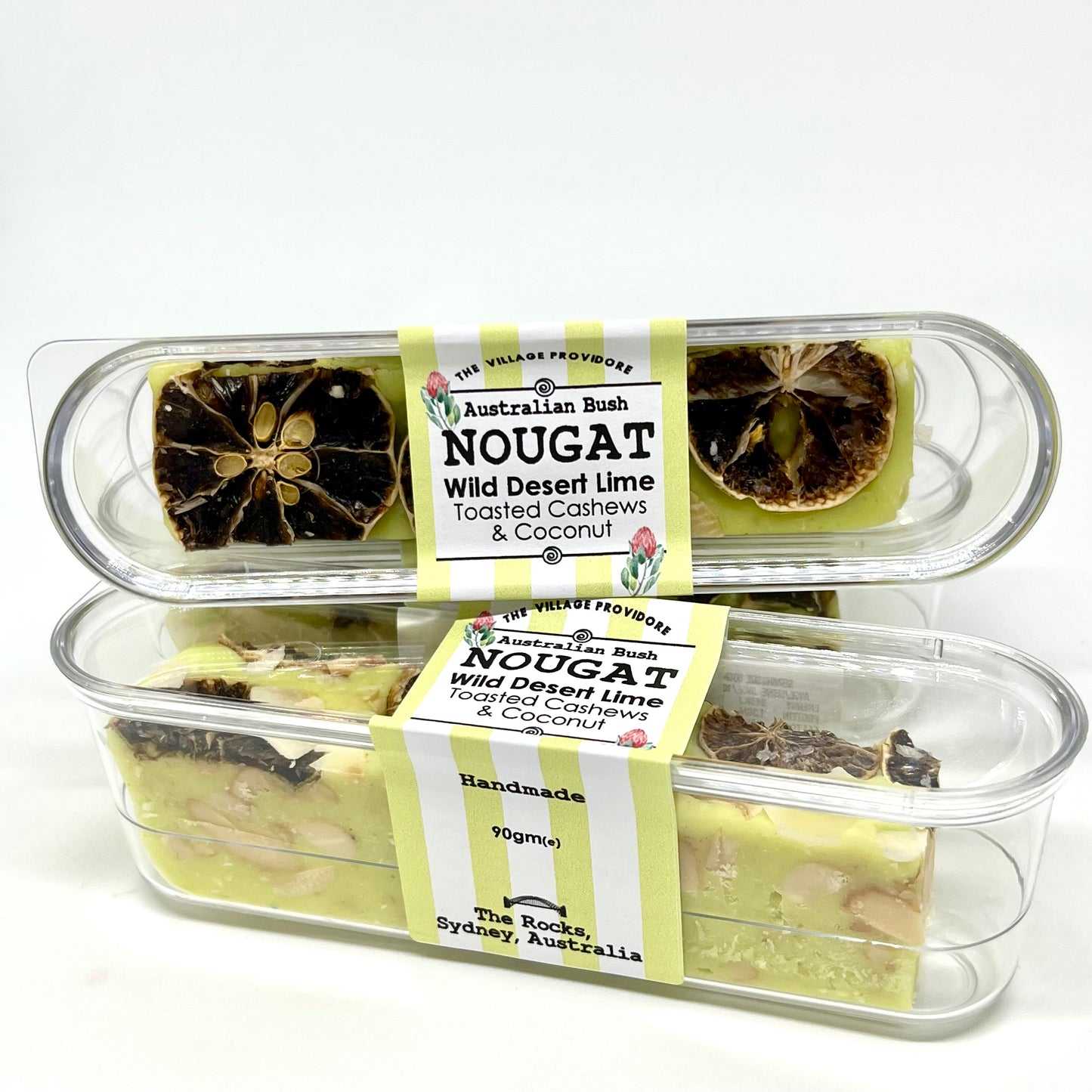 Wild Australian Desert Lime, Coconut & Cashews Nougat