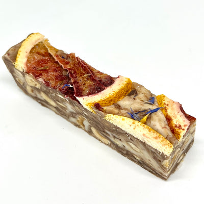 Blood Orange & Dark Chocolate with Hazelnuts Nougat