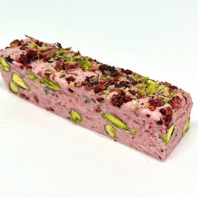 Wild Australian Rosella Flower and Berries with Pistachios Nougat