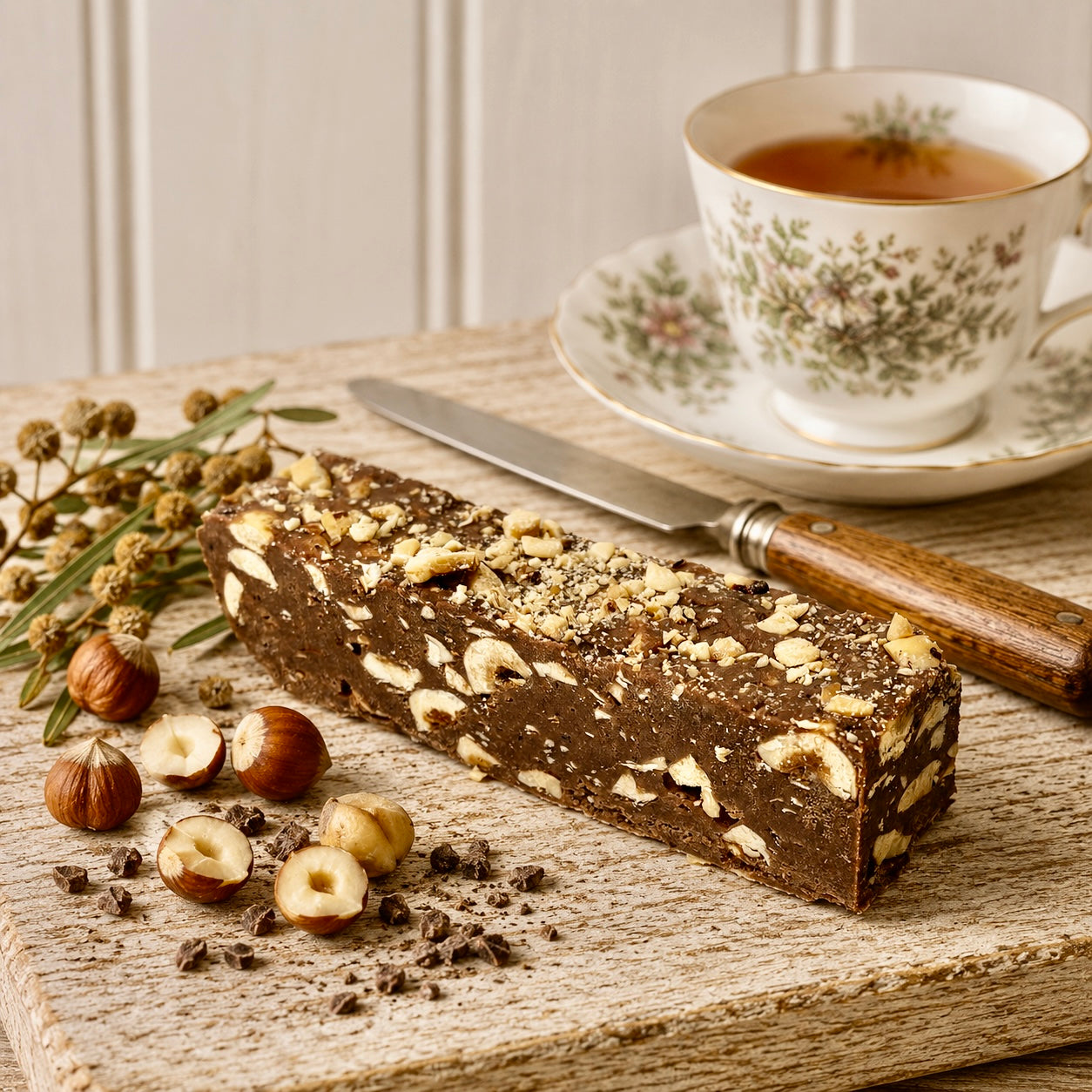 Roasted Australian Bush Wattleseed, Chocolate & Hazelnuts Nougat