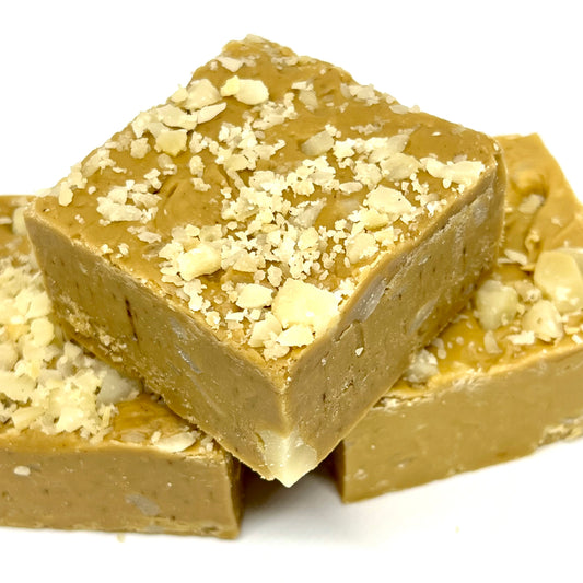 Caramel Macadamia Fudge