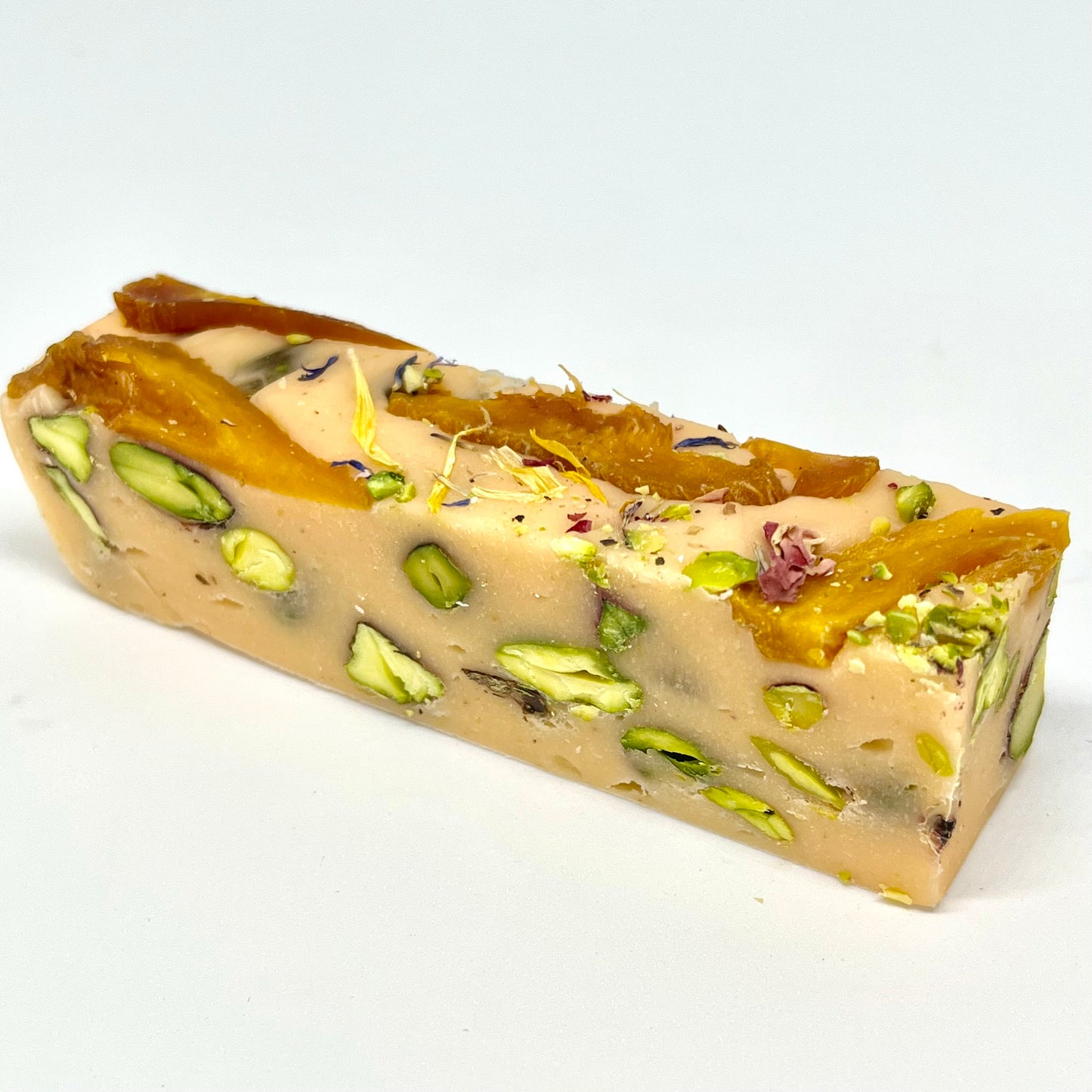 Wild Australian Quandong, Peach & Passionfruit with Pistachios Nougat