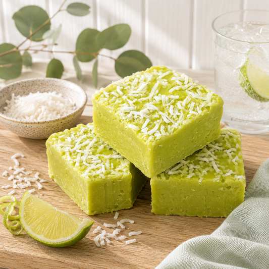Australian Desert Lime & Coconut Fudge