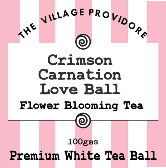 Crimson Carnation Love Flower Bloom White Tea