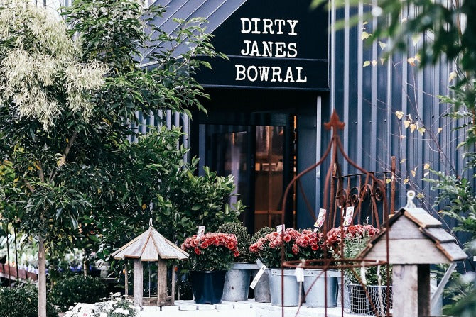 Entrance to Dirty Janes Bowral in the Southern Highlands