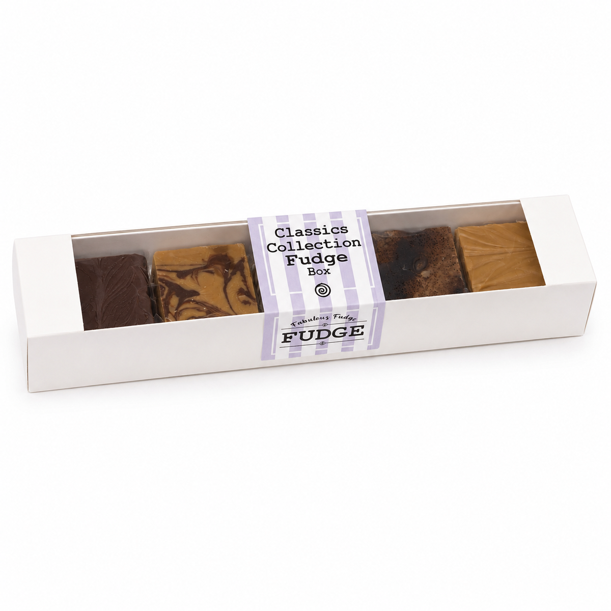 Santa’s Classic Fudge Favourites – 5 Piece Christmas Gift Box