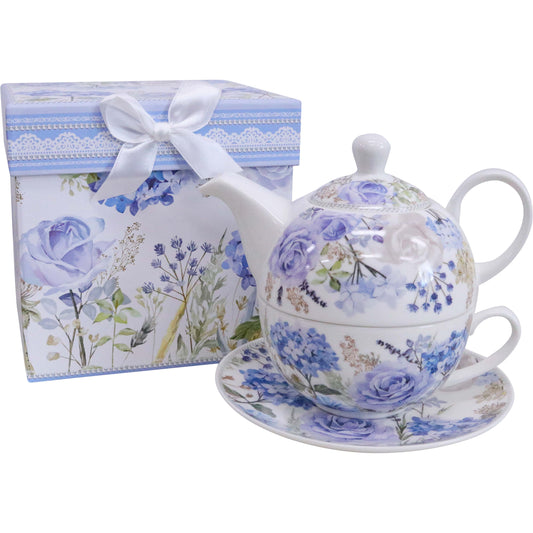 Hydrangea Blooms Tea Set