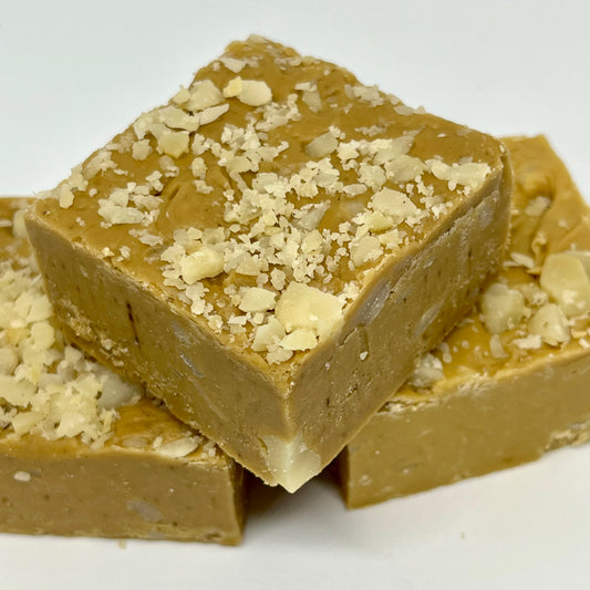 Caramel Macadamia Fudge