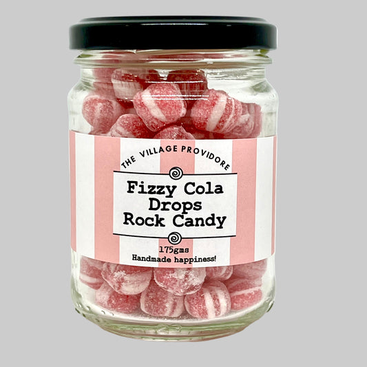 Fizzy Cola Drops Rock Candy