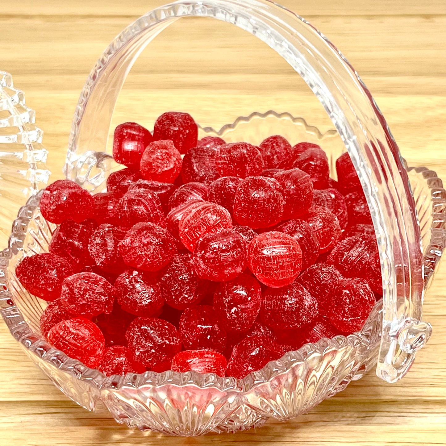 Raspberry Drops Rock Candy