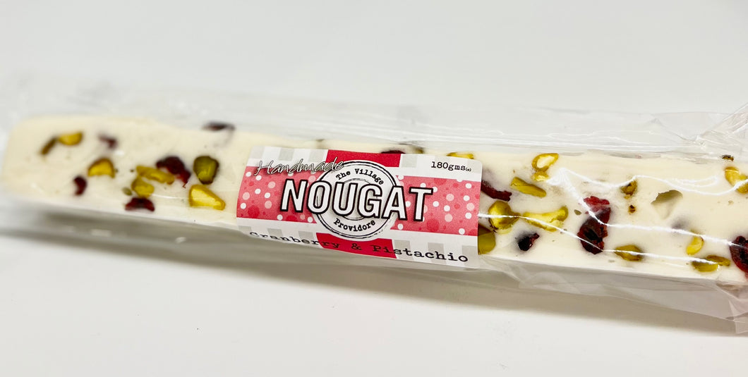 Cranberry and Pistachio Nougat