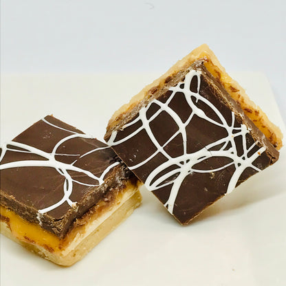 O.M.G. Fudge (Peanut Butter & Chocolate Fudges w' Caramel & Marshmallows)